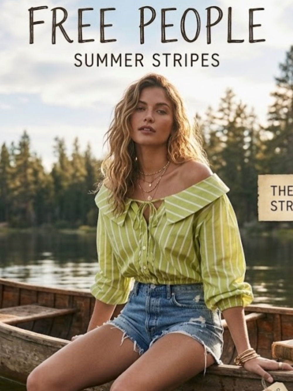 Free People Sunriser Poplin Green Blouse NWT